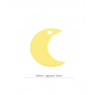 Colgante luna 10mm -...