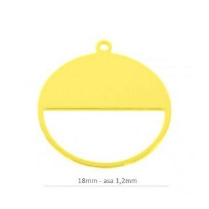 Colgante medio circulo 18mm...