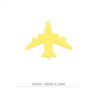 Colgante mini avión 13mm -...
