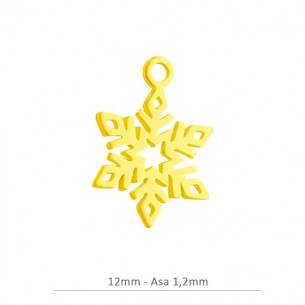 Colgante copo de nieve 12mm...