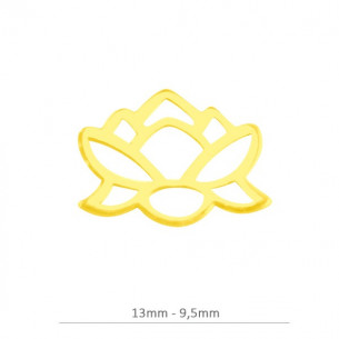 Colgante flor de loto 13 mm...