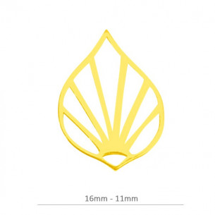 Colgante concha 16 mm en...