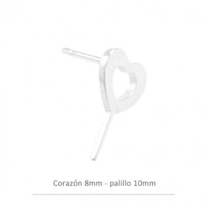 Sterling Silver air heart 8...