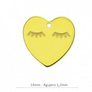Colgante corazón largo...
