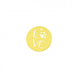 Colgante Love huella...