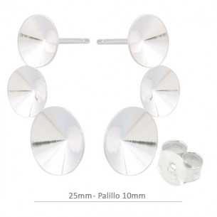 Sterling Silver 3 cones...