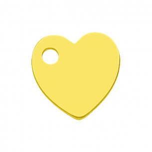 Colgante mini corazón 8mm -...