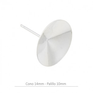 Sterling Silver cone rívoli...