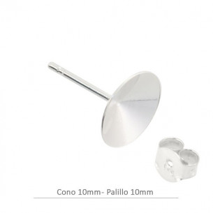 Sterling Silver cone rívoli...