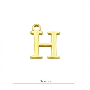 Mini colgante ¨H¨ alto 9mm...