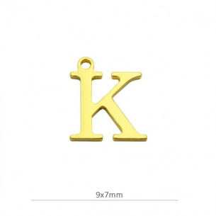 Mini colgante ¨K¨ alto 9mm...