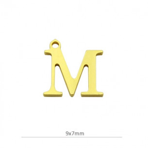 Mini colgante ¨M¨ alto 9mm...