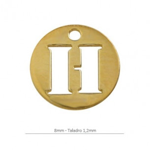 Colgante redondo 8 mm...