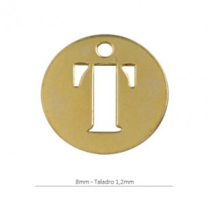 Colgante redondo 8 mm...