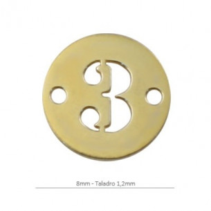 Entrepieza redonda 8 mm...