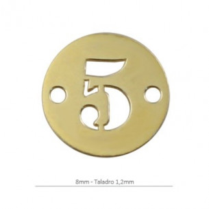 Entrepieza redonda 8 mm...