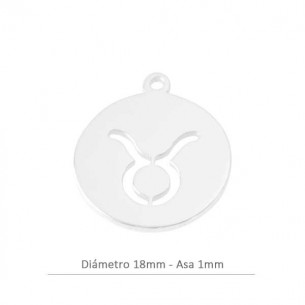 Colgante redondo Tauro 13mm...