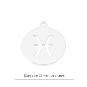 Colgante redondo Piscis...