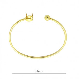 Bracelet 61mm avec serti...