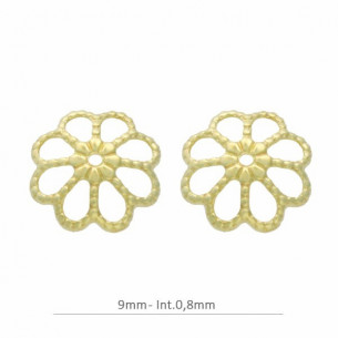 Casquilla flor 9mm-taladro...