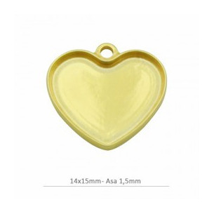 Bisel colgante corazón...