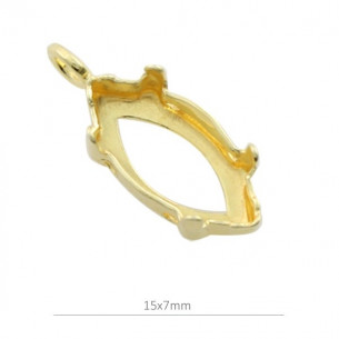 Colgante garra  navette...