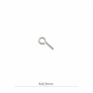 Sterling silver eye pin...