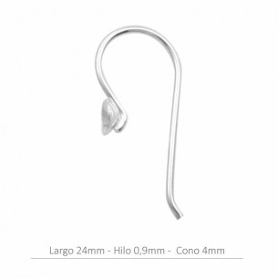 Sterling Silver cone 4mm...