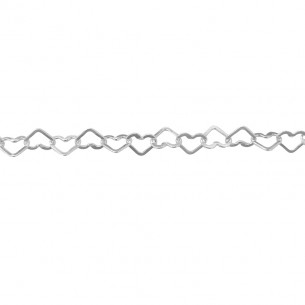 Cadena Corazón 3,4x4,2mm en...