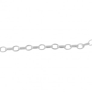Cadena oval 7,5x5mm en...