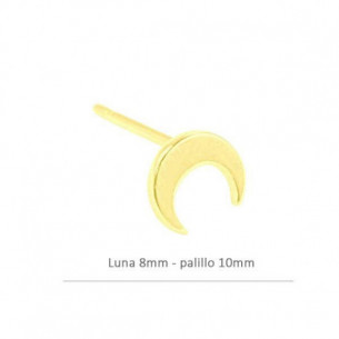 Pendiente de plata baño oro...