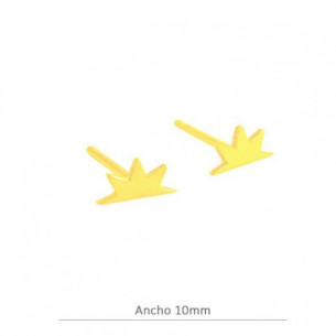 Pendiente de plata baño oro...