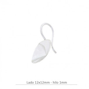 Sterling Silver square 12mm...