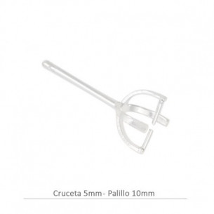 Pendiente de plata crucetas...