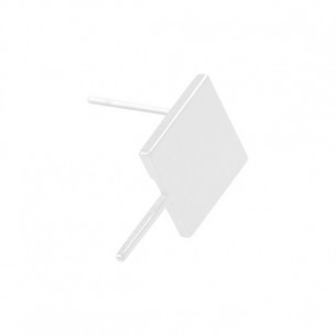 Sterling silver Square 8mm...
