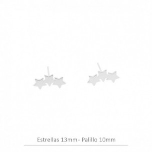 Clous d'oreille 3 étoiles...