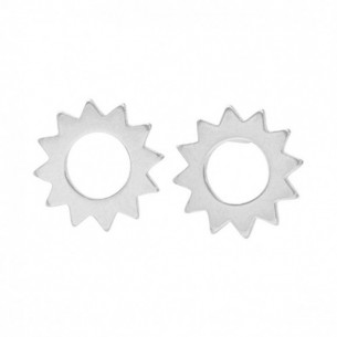 Sterling Silver Sun 8 mm...