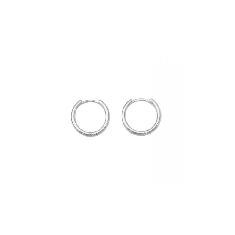 Sterling silver earrings hoops 12 mm...