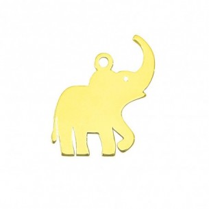 Colgante elefante 16mm con...