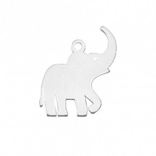 Colgante elefante 16mm con...