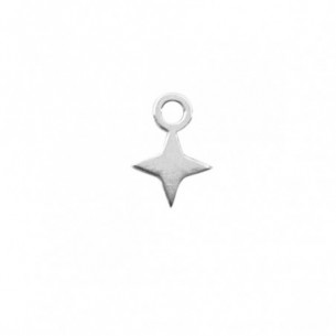 Four-pointed star pendant...