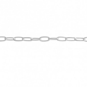 Cadena anilla oval 8x3,8mm...