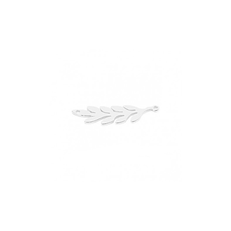 Intercalaire feuille 25 mm en argent 925