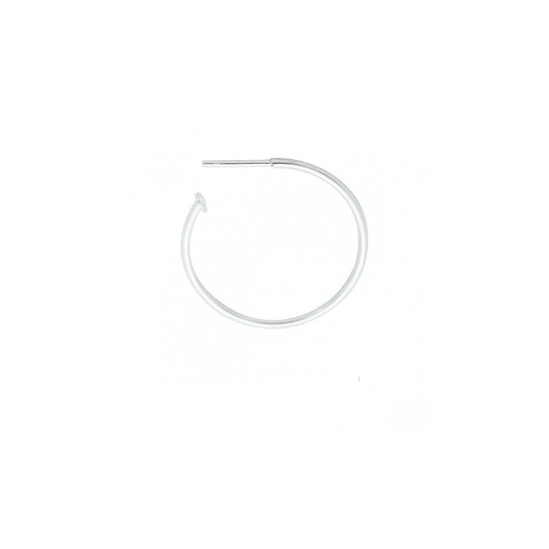 Créoles ouvertes 26 mm en argent 925