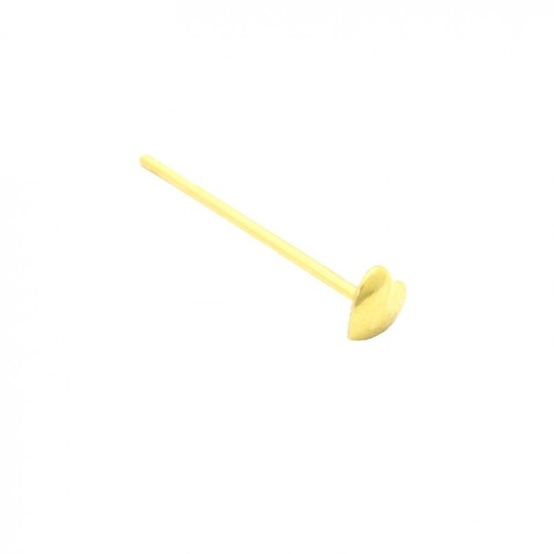 Clous d'oreilles butoir coeur 3 mm...