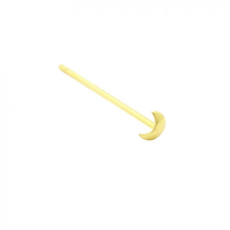 Clous d'oreilles butoir lune 3 mm...