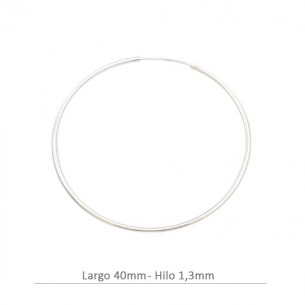 Créoles 40 mm en Argent 925...