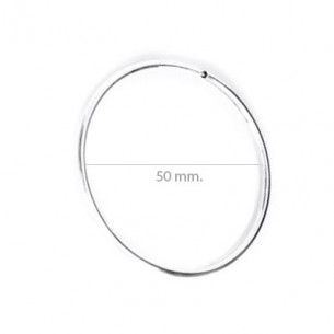 Créoles 50 mm en Argent 925...