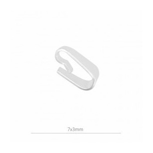 Sterling silver bail 7x3mm