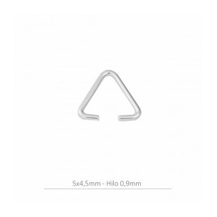 Sterling silver triangular...